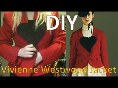 DIY Vivienne Westwood Heart Jacket