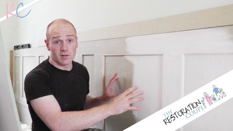 DIY Wall Panelling - How to Create a Shaker or Wainscot Style