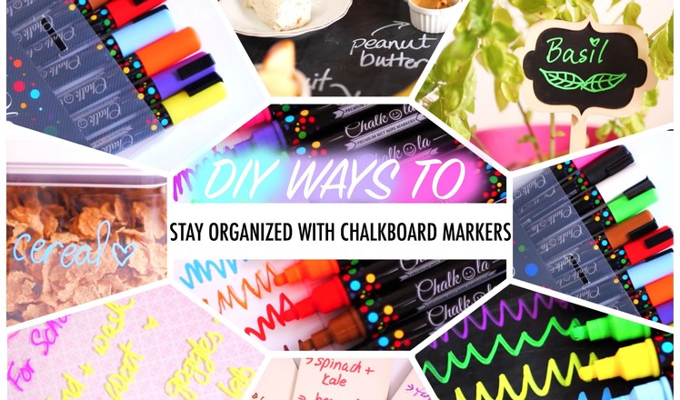 DIY Ways to Stay Organized with Chalkboard Markers