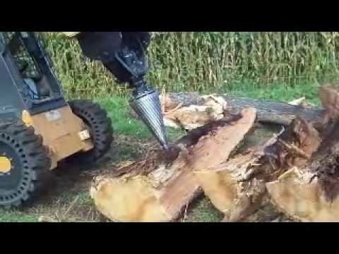 Hands Free Log Splitter