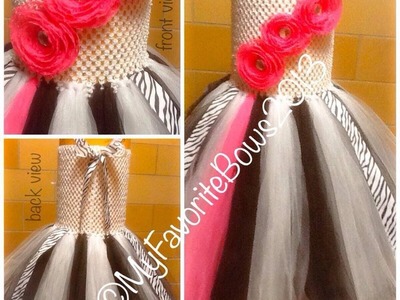 How to add ribbon to your tutu