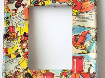 How To Create Cool Comic Book Decoupage Frames - DIY Home Tutorial - Guidecentral