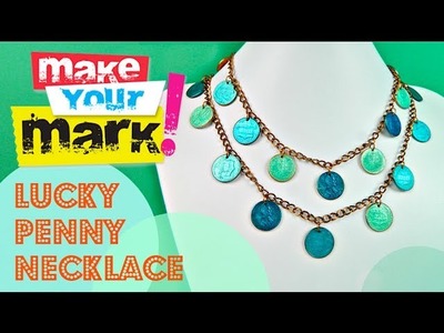 How to:  Make a Lucky Penny Necklace (using nail polish)