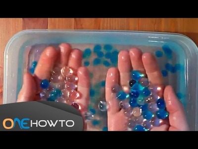 Invisible Water Gel Balls  - Experiment
