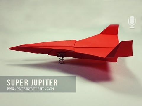 LONG DISTANCE PAPER PLANE - Let's mame a paper airplane that flies over 100 Feet | Super Jupiter