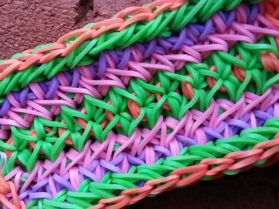 NEW! Dahlia Burst Bracelet on the Rainbow Loom