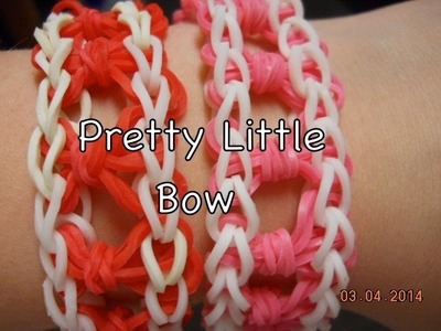 Rainbow Loom: Pretty Little Bow Bracelet: Original Design
