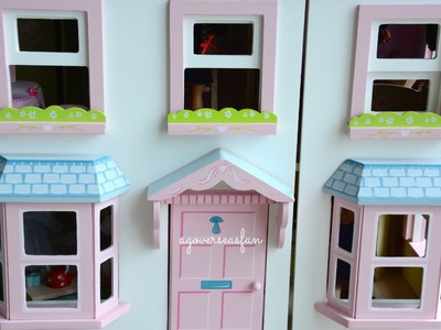 Setting up American Girl Doll House with furniture and Dolls