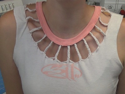 Sewing Nerd! - Tutorial: Braided Neckline T-Shirt!