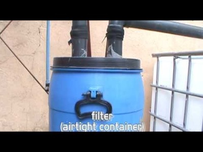 Simple Rainwater Harvest with Filtering System