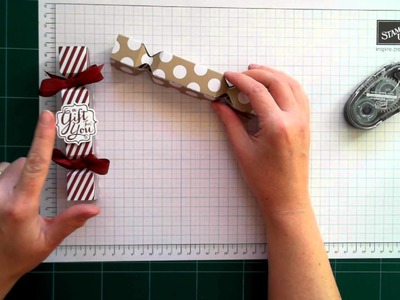 Stampin' Up! Christmas Crackers Using The Envelope Punch Board