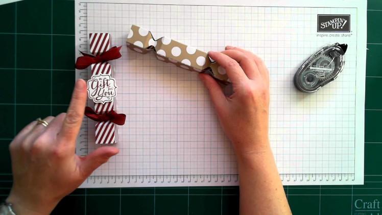Stampin' Up! Christmas Crackers Using The Envelope Punch Board