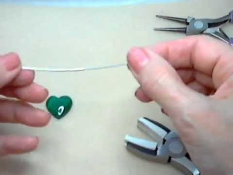 Wire-wrapped 20mm Malachite Heart Pendant