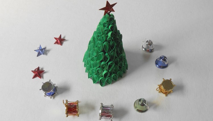 3D Quilling Christmas Tree: Xmas Special Tutorial