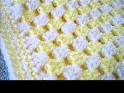 Crochet granny square potholder
