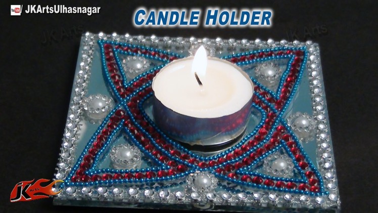 DIY Candle. Votive Holder | How to make | JK Arts 694