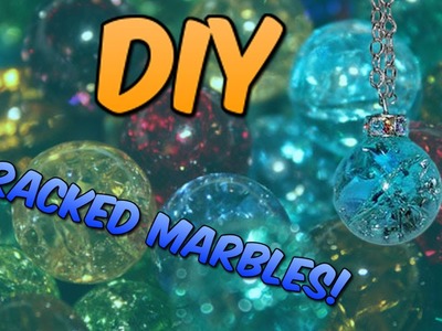 DIY Cracked Marbles.Fried Marbles.Baked Marbles