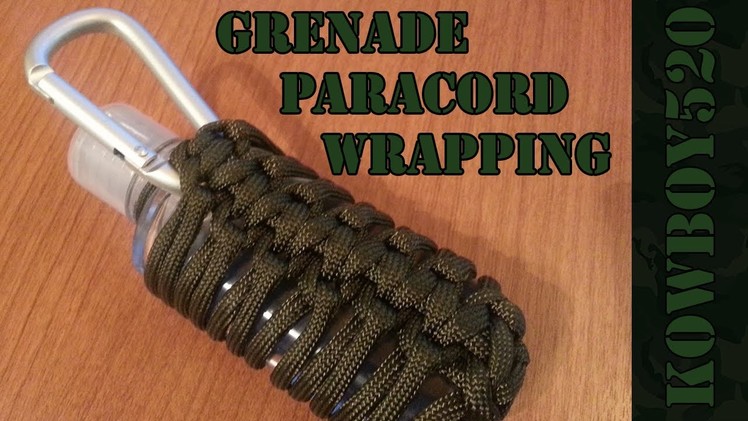 DIY Grenade Paracord Wrapping (Germ Grenade)