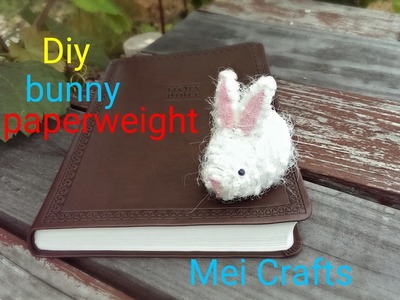 Diy: how to make a bunny paperweight