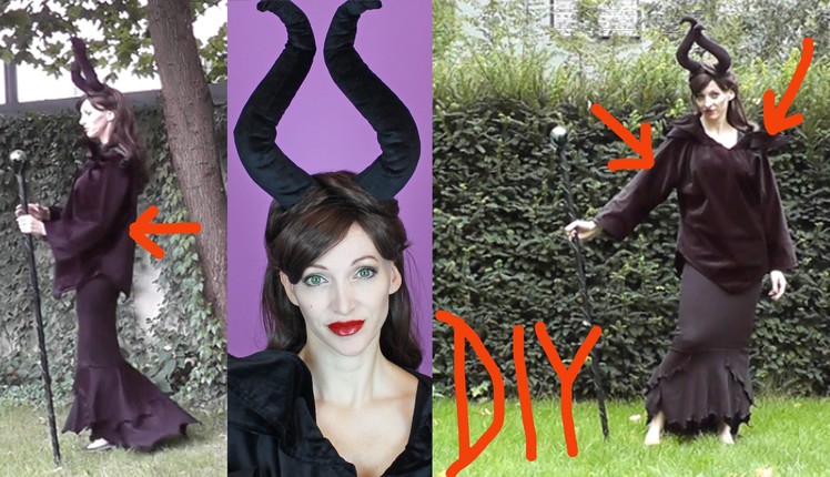 DIY Maleficent Costume - Halloween 2015 #3