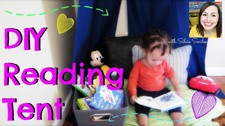 DIY Reading Tent | Collab with Silvie Smiles