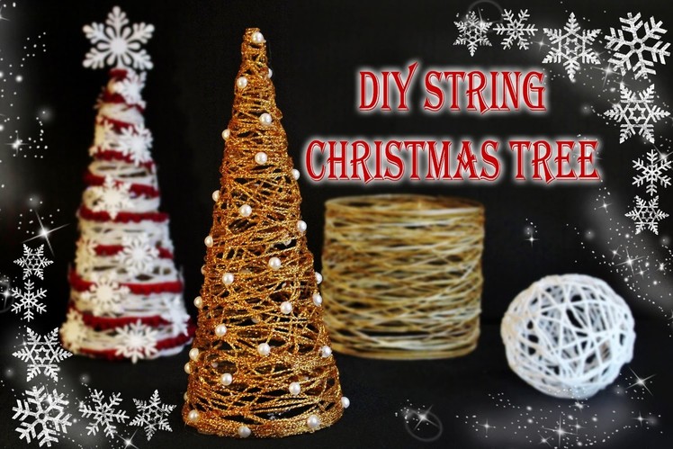 DIY String Christmas Tree