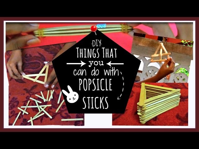 ||DIY|| Things to do with Popsicle Sticks!-SanDIY