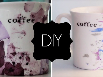 DIY ♡ Watercolor Mugs!