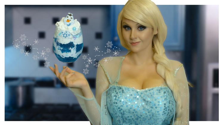 Frozen Elsa Icy Blue Dessert DIY- Elsa Cosplay Kitchen