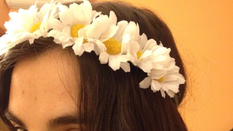How To Create A Gorgeous Hippie Flower Crown - DIY Style Tutorial - Guidecentral