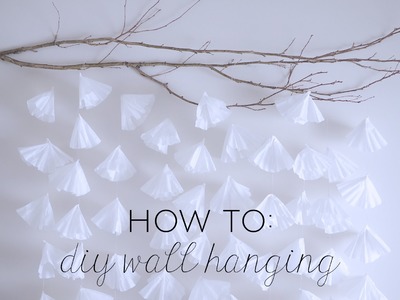 How to: DIY Coffee Filter Wall Hanging