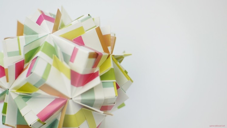 How to fold: Waltz Sonobe by Maria Sinayskaya