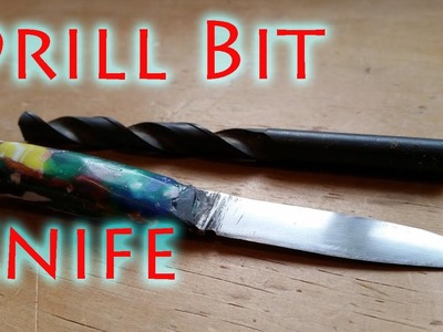 How to Forge a Carving Knife From a Drill bit - part 2