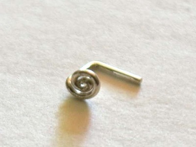 How To Make A Simple Spiral Nose Stud - DIY Style Tutorial - Guidecentral