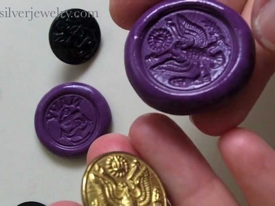 How to Mold Antique Buttons for Jewelry Components