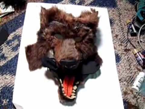 Make an Articulated Werewolf Mask