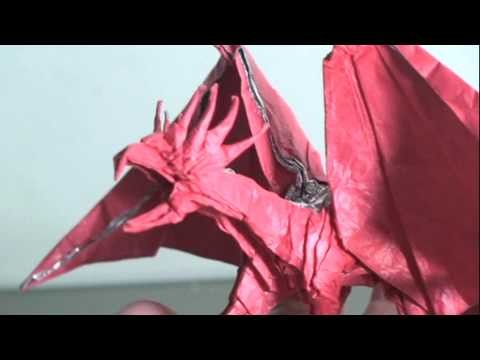 Making of Origami Dragon (Kamiya Satoshi ancient dragon)