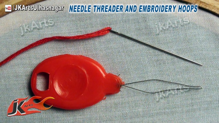 Needle Threader and Embroidery Hoops for Beginners (#1) - JK Arts 553