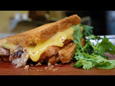 Pulled Pork Grilled Cheese Recipe From Ford's Filling Station | Get the Dish