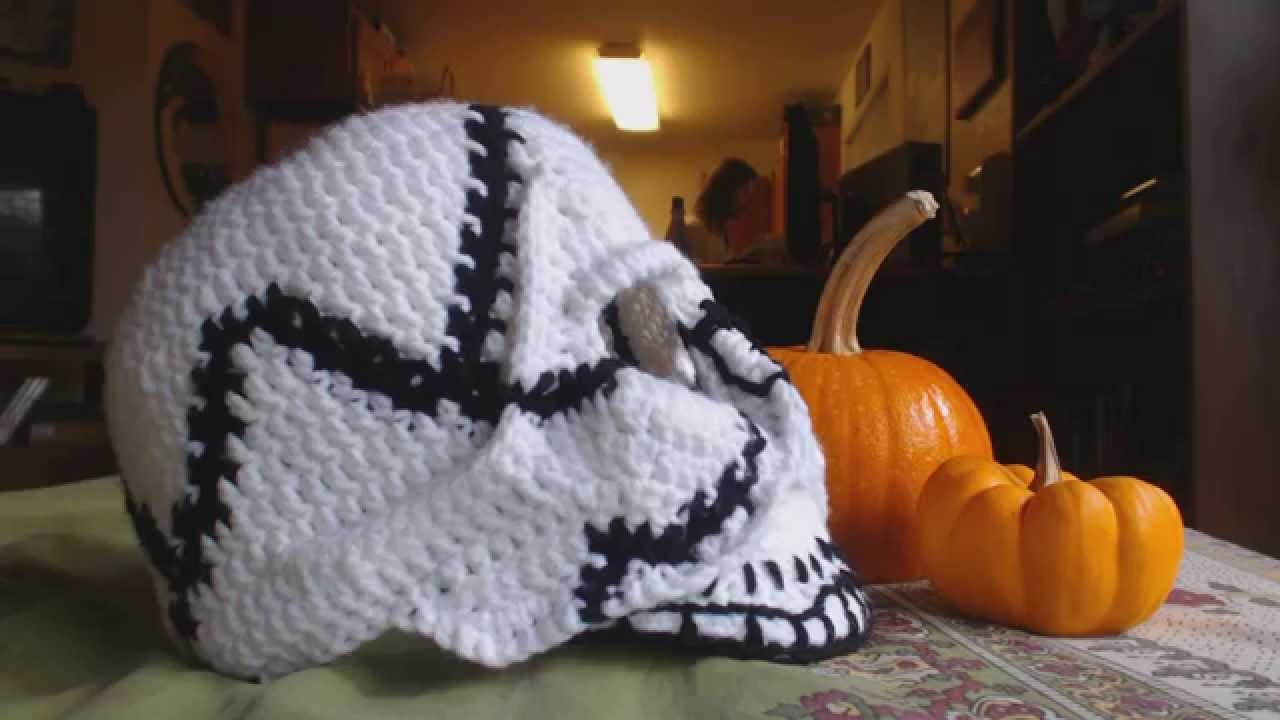 Realistic Crochet Skull Mask