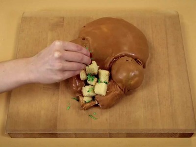 Turkey Cake Stop Motion Animation