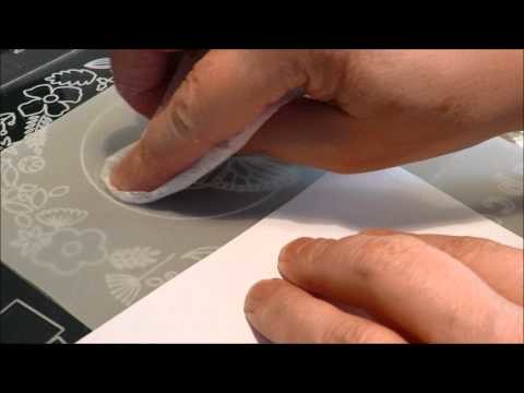 Tutorial Emboss Parchment Paper with Groovi Plates First Steps