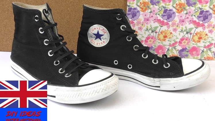 Tutorial: How to freshen up your old Converse