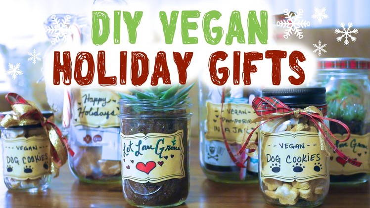 Vegan Holiday Ideas ❄ DIY Mason Jar Gifts