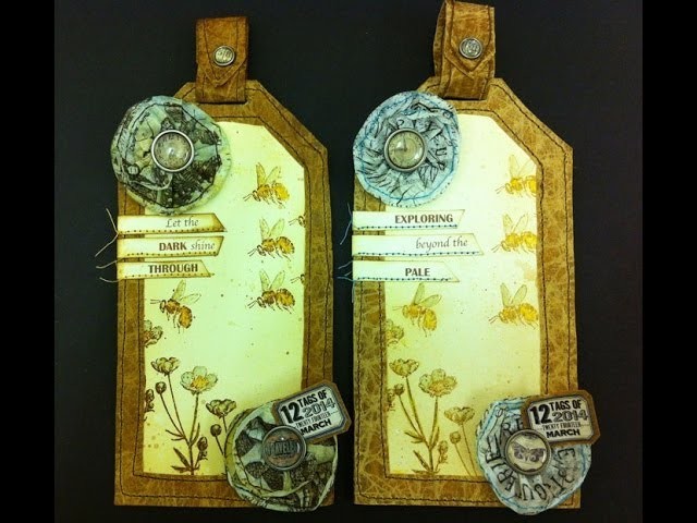 12 tags of 2014 - March (Tim Holtz)