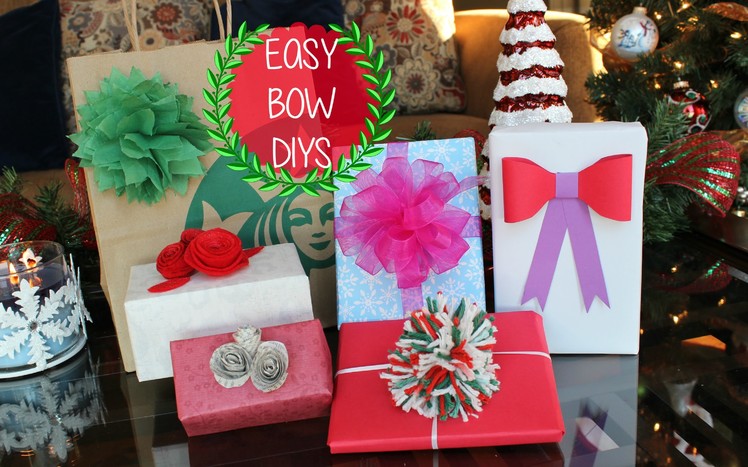 5 Easy DIY Gift Bow Hacks