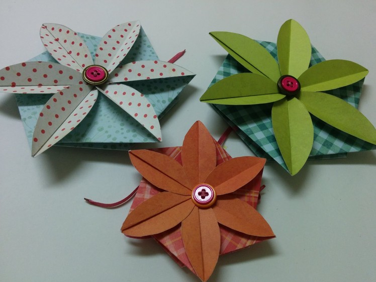 Art and Craft: How to make Flower envelope. card