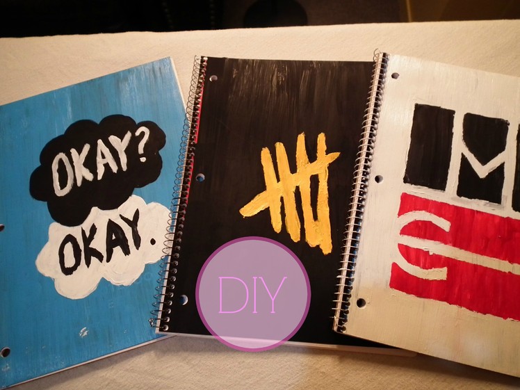 Back to school DIY -- Notebooks DIY