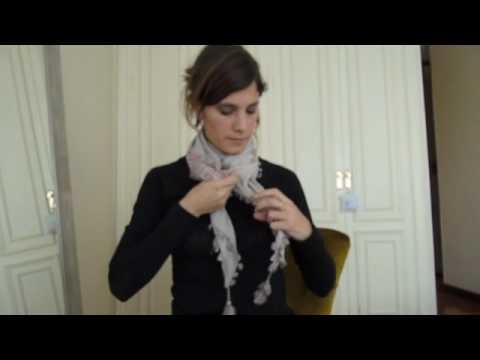 Cómo Ponerse un Pañuelo 2. How to wear a scarf 2