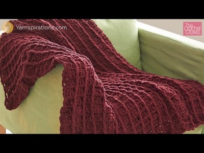 Crochet Bernat Bricks Blanket Tutorial